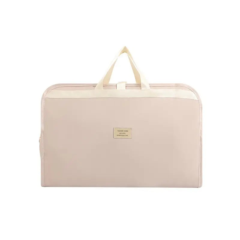 Large Capacity Foldable Travel Storage Bag with Multiple Compartments for Clothing and Accessories, Portable Dustproof Polyester Toiletry Organizer