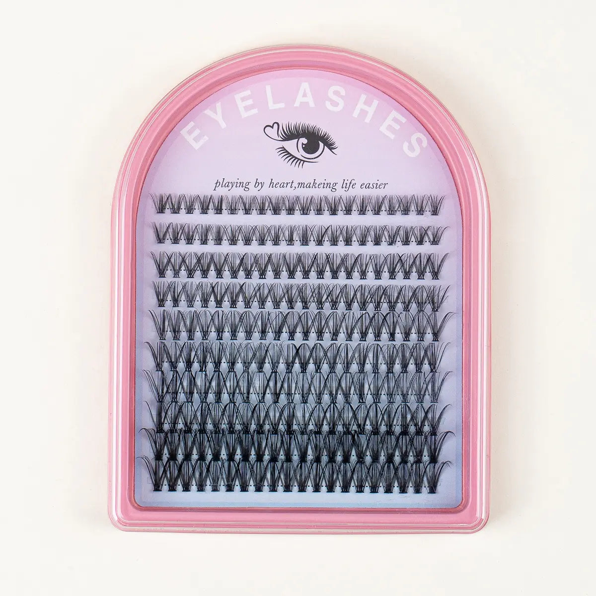 Nature Lash Extension Kit: DIY Cluster Lashes Gift Set with Soft, Lightweight Clusters, Bond & Seal, Remover, Tweezers, and Hair Band - Easy Glam Volume False Eyelashes for Beginners