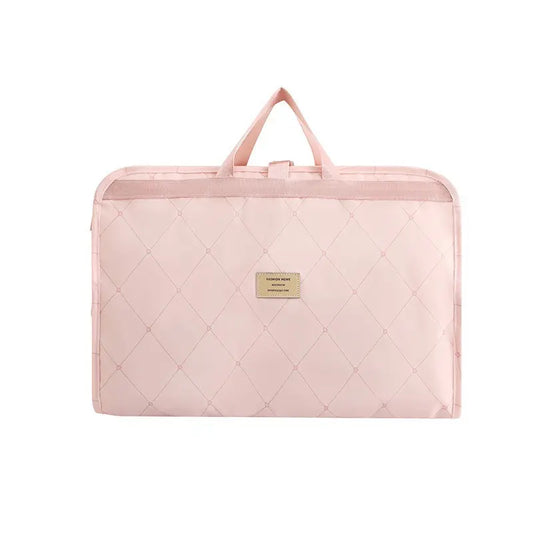 Large Capacity Foldable Travel Storage Bag with Multiple Compartments for Clothing and Accessories, Portable Dustproof Polyester Toiletry Organizer
