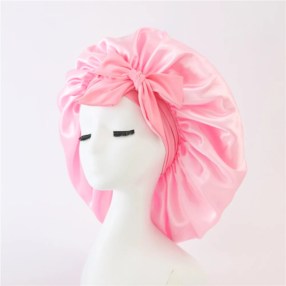 SereniCap Nox One — Satin Sleep Bonnet, Unisex, Wide Elastic Band