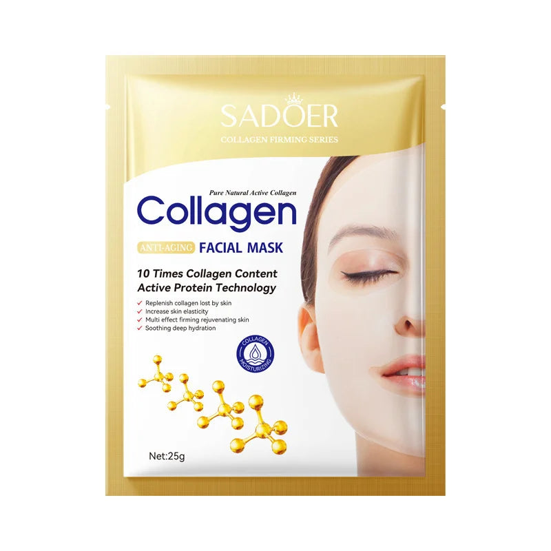Collagen Hydrating Sheet Mask (10-Pack) — Glow Boost
