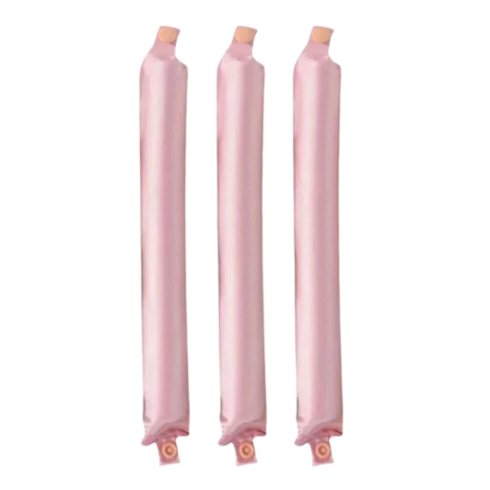 Satin Heatless Hair Curler Set — No-Heat Overnight Curls