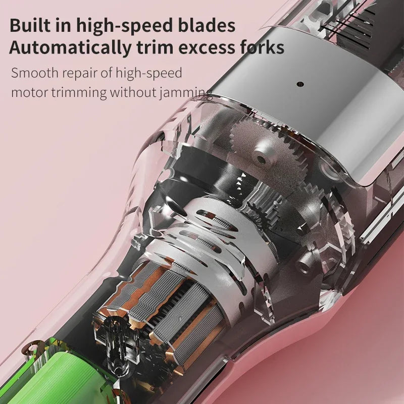 Split-End Trimmer — Cordless, End-Only, USB‑C