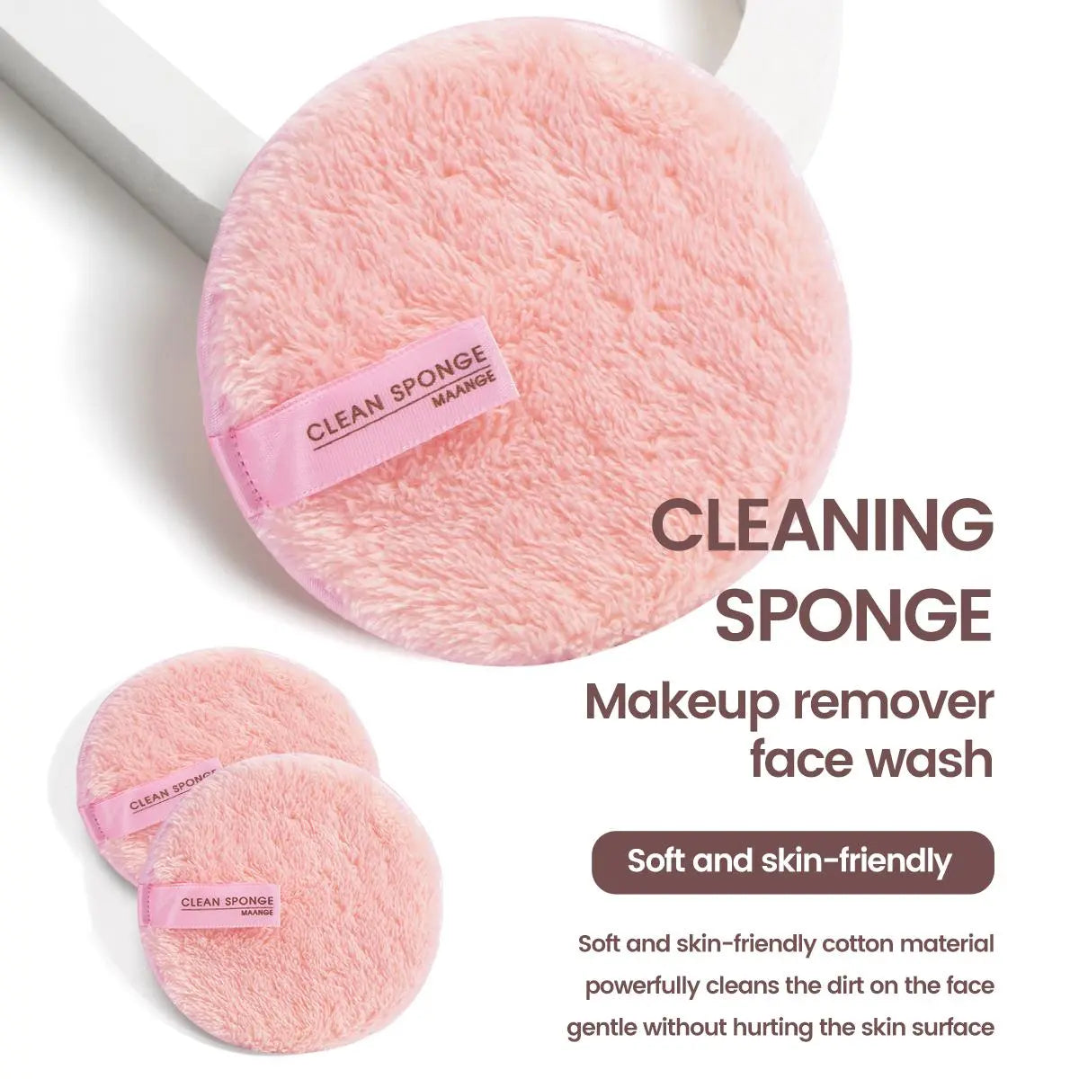 MAANGE Professional 27-Piece Makeup Brush Set with Beauty Sponges, Face Cleaning Sponge, and Makeup Bag - Essential Makeup Tools and Accessories for Women