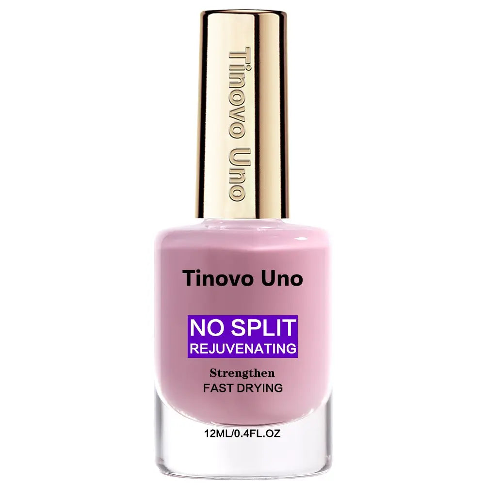 Tinovo Uno NO SPLIT Rejuvenating Nail Hardener 12ml - Advanced Nail Strengthener and Repair Solution with Enriched Keratin for Fragile, Thin, and Brittle Nails, Quick-Drying Formula, No UV/LED Curing Required