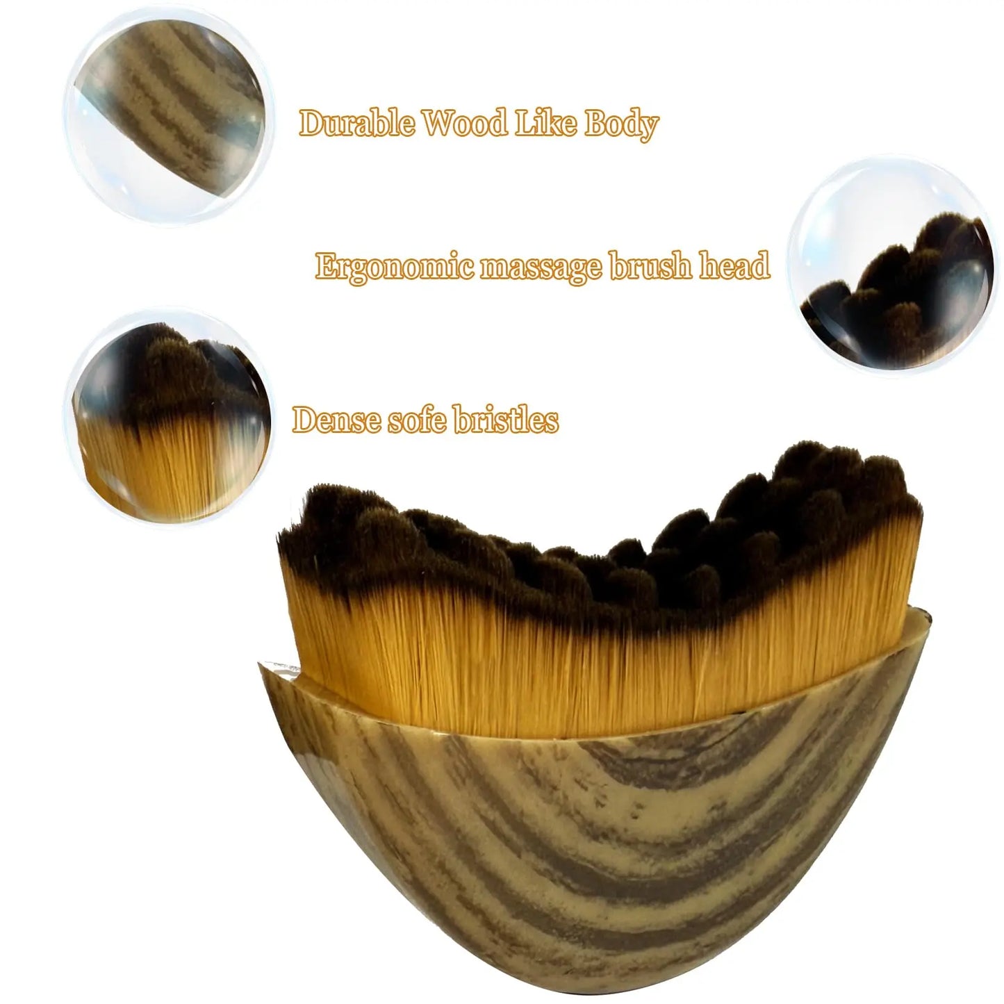 Lymphatic Contour Brush for Jawline and Chin Sculpting – Dry Brushing Massager for Lymphatic Drainage and Fatigue Relief (1 Piece)